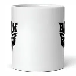 Mr UVD White & Beige Typography Printed Ceramic Glossy Mug - 350 ml image 5