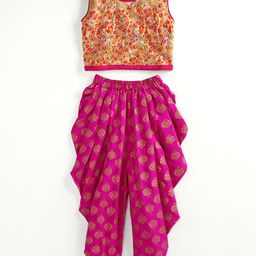Twisha Girls Top with Dhoti Pants-picture-27