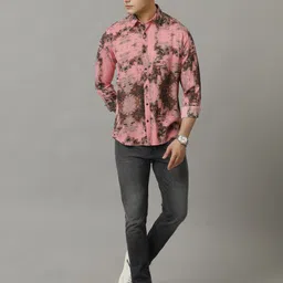 Voi Jeans Men Slim Fit Opaque Printed Casual Shirt image 3