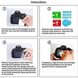 Power Smart Tempered Glass Guard for Screen Protector Tempered Guard For Fujifilm XT100 DSLR Camera image 4