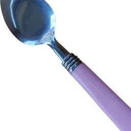 boxo Premium Spoon Set | Stylish Pink Handle Cutlery for Dining & Kitchen Stainless Steel Ice Tea Spoon, Measuring Spoon, Olive Spoon, Soup Spoon, Table Spoon, Tea Spoon Set image 2