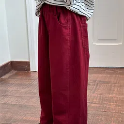 LULU & SKY Girls High-Rise Trousers image 4