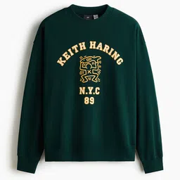 H&M Oversized Fit Printed Sweatshirt-picture-34