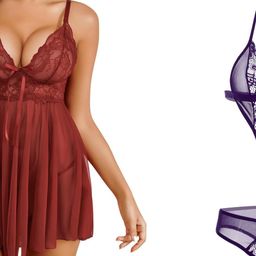 GuSo Shopee Women Multicoloured Net Baby Dolls-image-83
