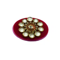 Vidhya Kangan Multicoloured Brass Brooch-picture-17