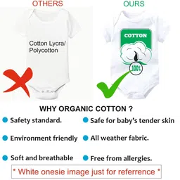 Lillypupp Infants Printed Pure Cotton Bodysuit image 3