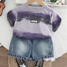 INCLUD Boys Striped T-shirt with Shorts-picture-18