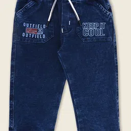 Wish Karo Boys Stretchable Printed Jeans-picture-55