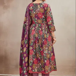 SZN Women Regular Sequinned Kurta with Salwar & With Dupatta image 5