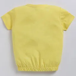 Ginie Girls Typography Printed Breathable Boxy Top image 2