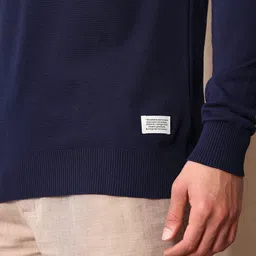 Mr Bowerbird Pure Cotton Tailored Fit Pullover Sweater image 4