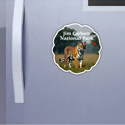 GIFTSHALA Brown & Green Jim-Corbett Printed Decorative Magnet image 5