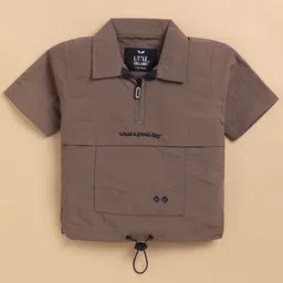 LITTLE COLLARS Boys Short Sleeves T-shirt With Shorts image 4
