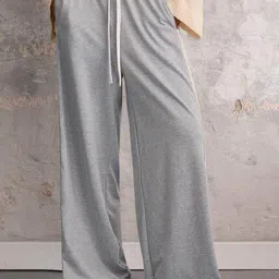 The Roadster Lifestyle Co Striped Mid-Rise Loose Fit Parachute Trousers-image-16