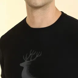 Allen Solly Men Graphic Printed Round Neck Slim Fit T-shirt image 4