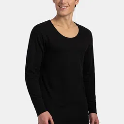 Jockey Super Combed Cotton Mid-Rise Antimicrobial Thermal Top-image-68