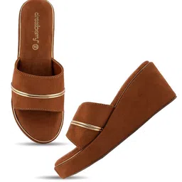 DressBerry Women Solid Round Toe Mules image 3