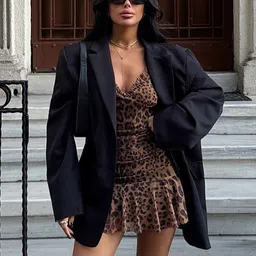 StyleCast x Revolte Women Animal Printed Fit & Flare Mini Dress-picture-36