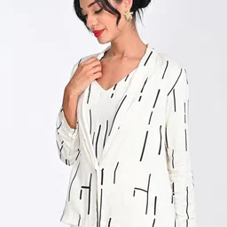 Saltpetre Printed Single Breasted Blazer image 4