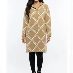 Hallinton Women Printed Long Sleeves Single-Breasted Overcoat-picture-20