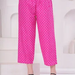 KALINI Embroidered Mandarin Collar Pure Cotton Tunic With Trousers image 2