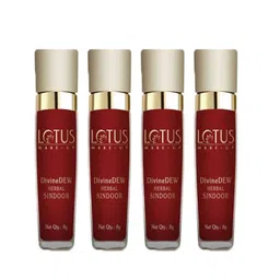 LOTUS Make-up Set Of 4 Divine Dew Water & Smudge Resistant Sindoor - 8g Each - Rosy Blush-image-80
