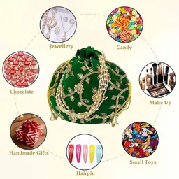 jivon Women Green Potli image 5