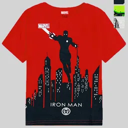 Marvel by Miss and Chief Boys 3 Avengers Printed T-shirt-picture-41