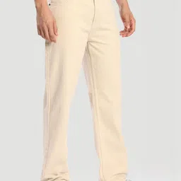 The Roadster Lifestyle Co Pure Cotton Relaxed Fit Jeans image 4