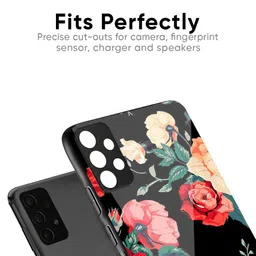 QRIOH Floral Printed Samsung Galaxy F56 5G Silicone Back Case image 2