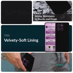 SPRIG Motorola Edge 60 Pro Impact Resistant Back Case Mobile Accessories image 2