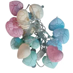 KAVYARA Blue & Pink Printed Heart Shaped Acrylic String Lights image 4