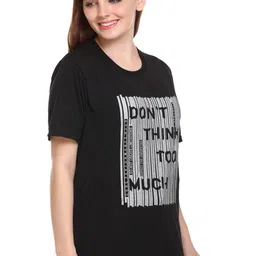 SHAUN Women Typography Printed 1 T-shirt image 2