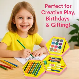 glazu Hello Kitty Kids Art Series Round Shaped Color Pencils image 3