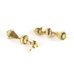 StyleCast Gold Plated Geometric Shaped Drop Earrings image 4