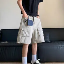 StyleCast Men Mid-Rise Cargo Shorts-picture-16