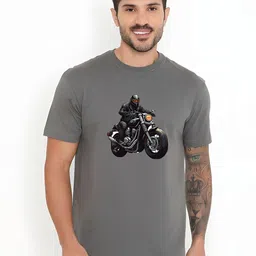 KaamBhari Graphic Printed Round Neck Regular Fit Cotton T-shirt-picture-11