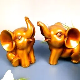 apka mart Beige Figurine Showpiece-image-75