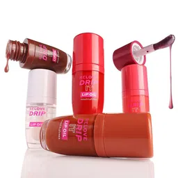 RELOVE Drip It Glossy Long Lasting Lip Oil - 5.5 ml - Rose image 5