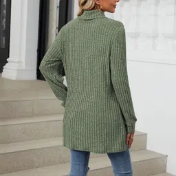 HERE&NOW Women Green Sweaters-picture-42