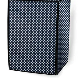The Furnishing Tree Navy Blue PVC Washing Machine Covers image 5