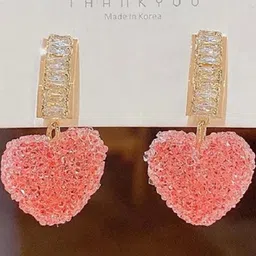 Vembley Gold-Plated Crystals Alloy Drop Earrings image 5