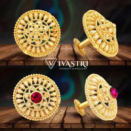 VIVASTRI Women Gold-Plated Alloy Earrings-picture-22
