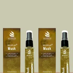 WILDPLAY Set Of 2 Musk Oud Alcohol Free Perfume - 8 ml Each image 3