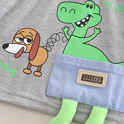 LULU & SKY Boys Printed Top with Shorts image 3