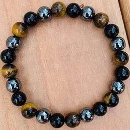 Divine souvenirs Unisex Artificial Beaded Elasticated Bracelet-picture-29