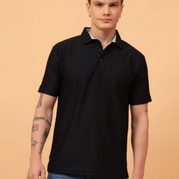 MEGHZ Men Polo Collar Slim Fit T-shirt-picture-45