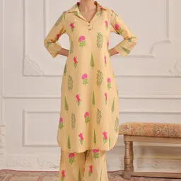 CRAFIQA Printed Pure Cotton Tunic & Trousers Co-Ords-image-41