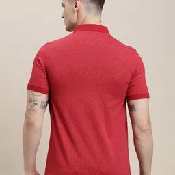 Turtle Men Printed Polo Collar Pockets Slim Fit T-shirt image 3
