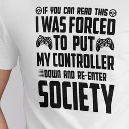 Seekbuylove Men Typography Printed Bio Finish T-shirt image 2